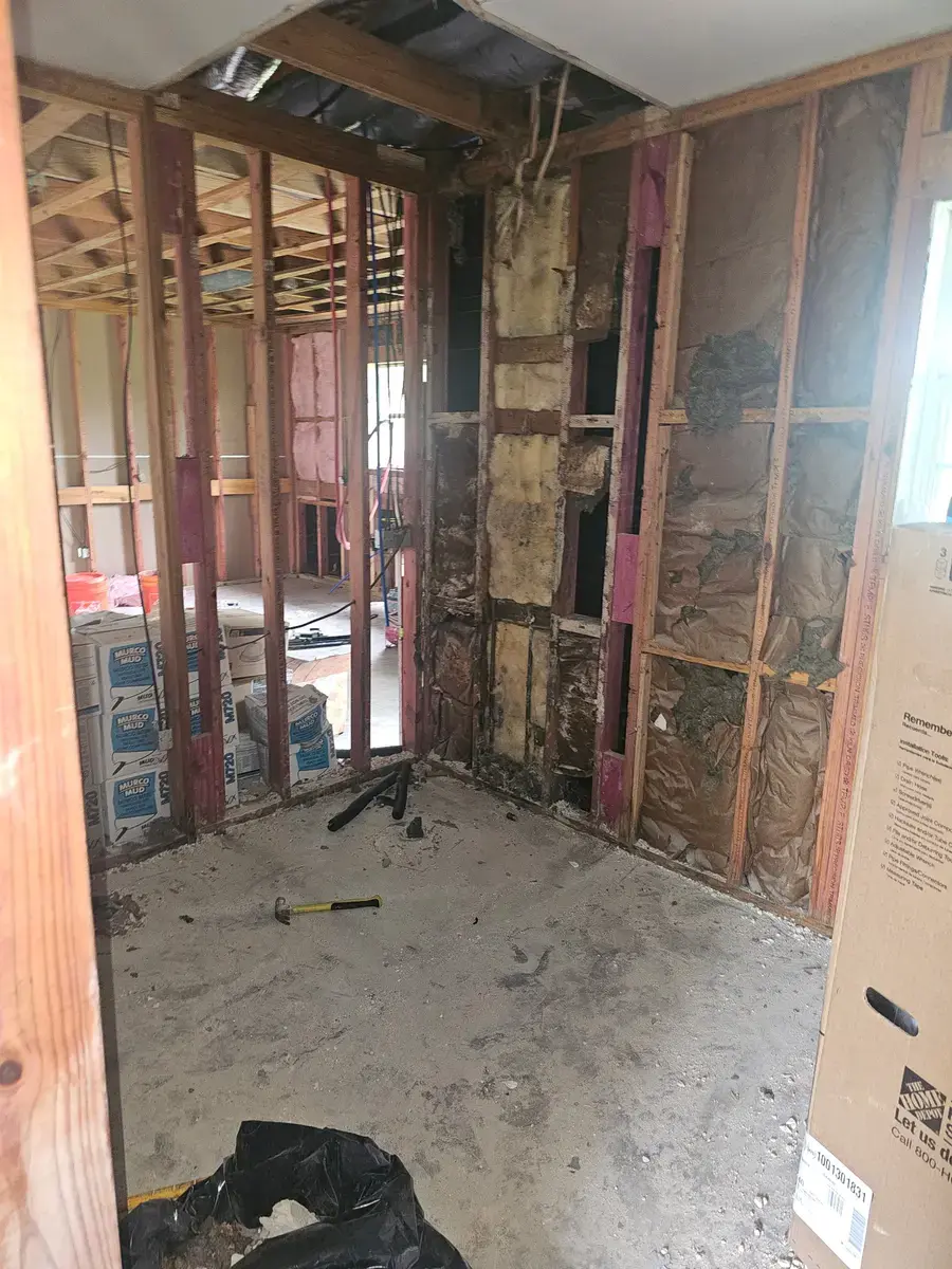 Interior remodel in progress